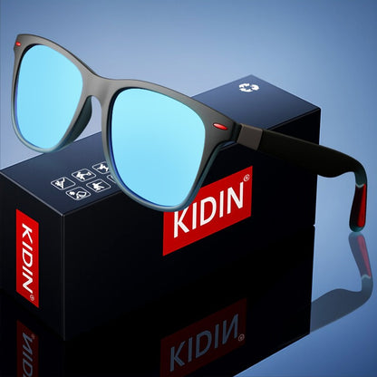 Óculos de Sol Vintage Quadrados Polarizados Masculinos Femininos Retrô para Dirigir Pescar UV400