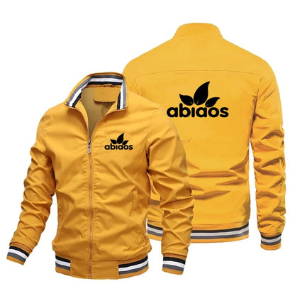 Spring And Autumn Fashion Stand-Up Casual Zipper Jacket High Quality Aviator Jacket Windproof Rainproof Outdoor Sports Jacket