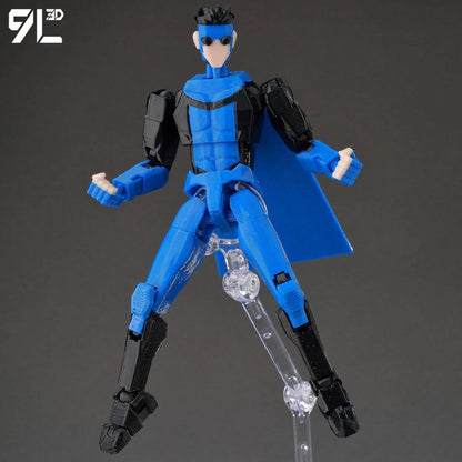 9L3D Impresso Invencível Menino Lucky13 Dummy13 Conquistar LEX Allen Super-heróis Anime Brinquedos Bonecos de Ação Modelo de Manequim Enfeites