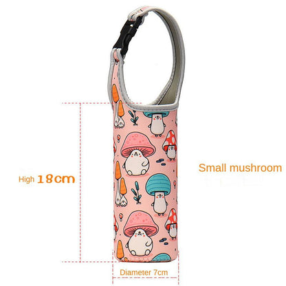 Baby Bottle Cover Portable Water Bottle Case Sleeve Sports Insulation Water Bottle Covers Pouch With Strap Holder Bottle Bag