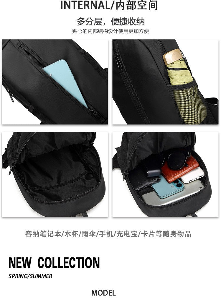 Mochila Masculina Leve para o Dia a Dia Pequena Mochila Casual Esportiva de Viagem Mini Mochila Escolar