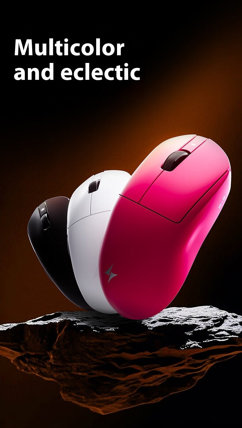 Mouse Gamer Sem Fio ATK A9 Ultra A9/A9 SE/A9 Plus/A9 Pro Tri Mode 8K Mouse Gamer 53g Leve Presente E-sports PC Personalizável