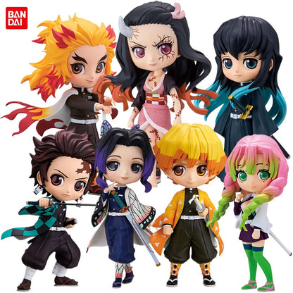 15cm Anime Demon Slayer Kimetsu no Yaiba figura Kamado Tanjirou Action Figure Agatsuma Zenitsu Nezuko Guerreiro PVC Modelo Brinquedos