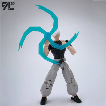 9L3D Anime Impresso Jujutsu Kaisen Sukuna Yuji Yuta Satoru Gojo Bonecos Sorte Dummy 13 Articulados para Modelagem Brinquedos Manequins