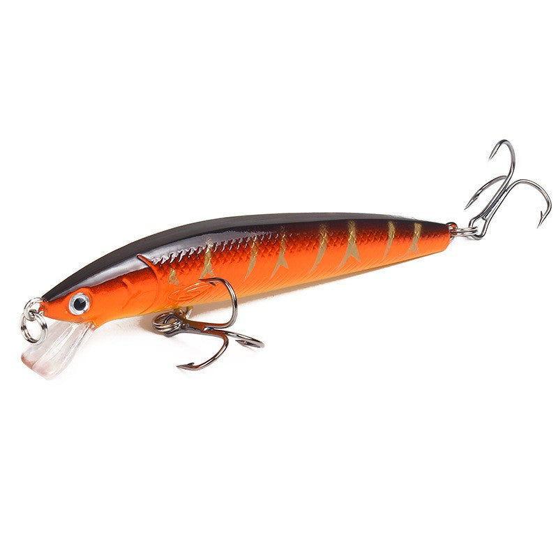 Long Tail Minnow Fishing Lure 10cm 9g Floating Hard Bait Artificial Wobbler Crankbait 3D Eye 10 Color Carp Perch Fishing Tackles