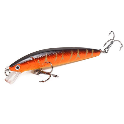 Long Tail Minnow Fishing Lure 10cm 9g Floating Hard Bait Artificial Wobbler Crankbait 3D Eye 10 Color Carp Perch Fishing Tackles