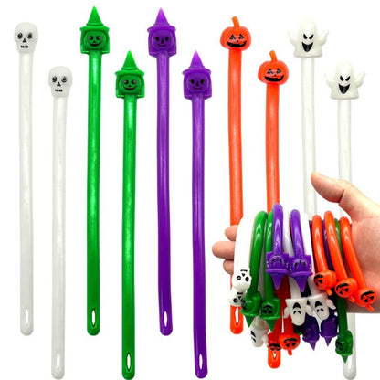 Soft Stretch Silicone Wristbands Spider Bat Skull Pumpkin Ghost Halloween Party Favors Goodie Bag Fillers Trick or Treat Rewards