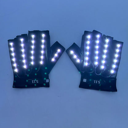 Led Glasses NightClub Masquerade Concert Club Neon Accessories Cool Vogue Flashing LED Futuristic Glasses Men Metal Cool Glasses