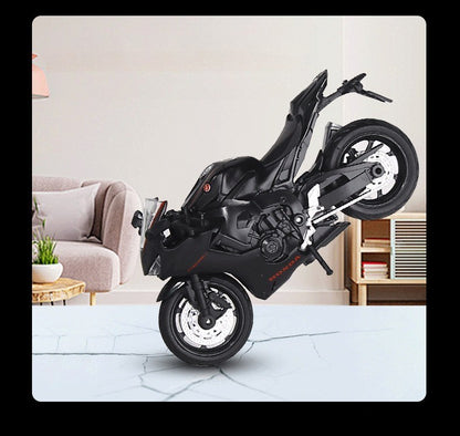 1:18 CBR1000RR R1 GSX1000 Hayabusa Simulação Liga Modelo de Moto Coleção Autorização Genuína Miniatura de Moto de Brinquedo