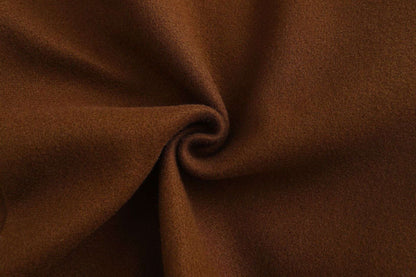 European and American Men's Casual Woolen Coat for Autumn and Winter, Young Men's Double-breasted Fur Collar Overcoat S-5XL