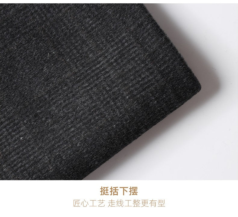 2024 New style Men's Woolen Coat Winter Classic Casual Overcoat Mens high quality Thicken trench coat men full size M-4XL