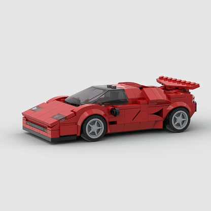 MOC Carro Esportivo de Corrida Veículo Cidade Speed Racer Modelo Técnico Blocos de Construção Tijolos Supercarro F1 Brinquedos Infantis Presentes para Meninos NSX