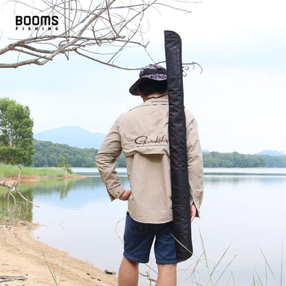 Booms Fishing PB3 Fishing Rod Bag Pole Storage Case Nylon 130 cm to 215 cm Foldable Apply to Multi-size Fishing Rods Bags