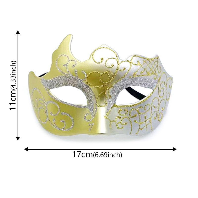 Half Face Mask Glittering Masquerade PartyMasks Role Play Nightclub Half Face Eye Maskween Party for Fancy Dress Christmas Party