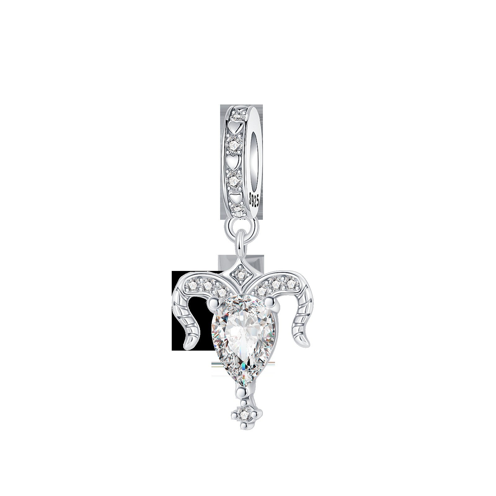 925 Sterling Silver Star Zodiac Signs 12 Constellation Pendant Fit Original Bracelet Making for Woman Jewelry Fashion Pendant