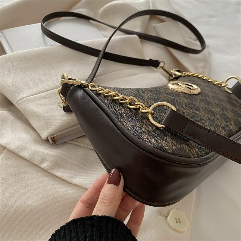 Vintage Style Handbag Crossbody Bag Adjustable Strap Women Messenger Shoulder Bag Sophisticated Accessory Tote Bag Purse