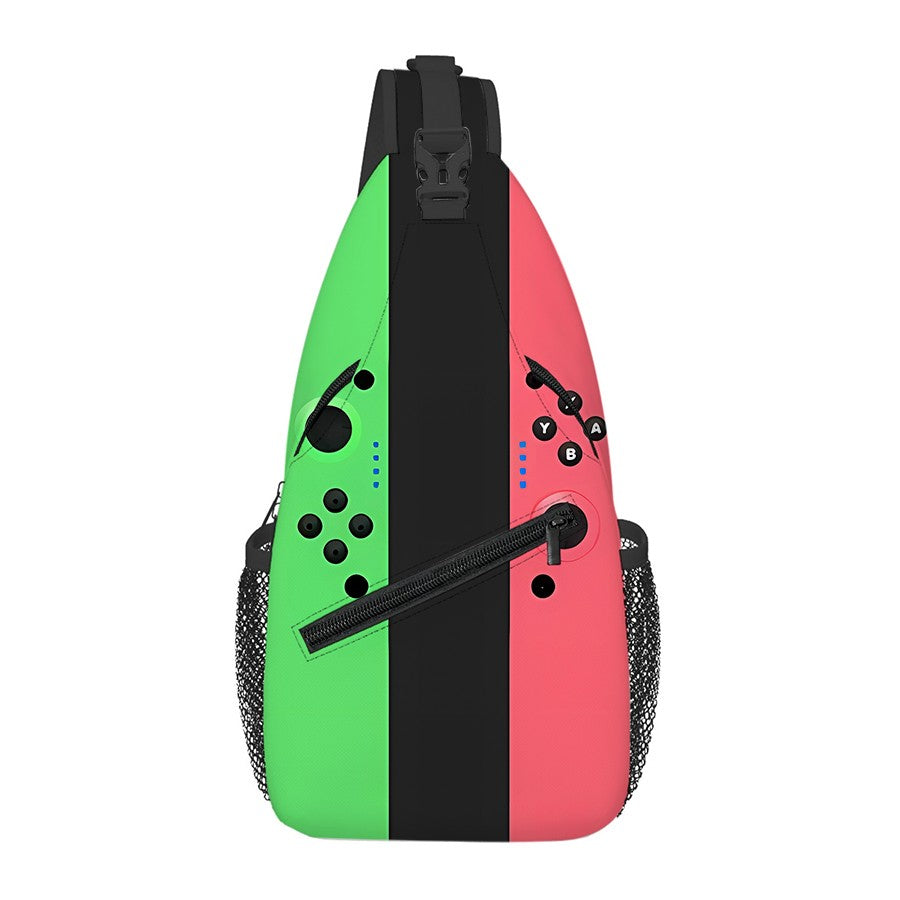 Games Console Small Chest Bag Men's and Women's Kids Best Gift 3D Cartoon Large Capacity Outdoor Sports Leisure Fashion Bag