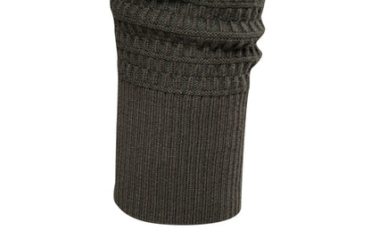 AIOPESON Knitted Mens Cardigan Cotton High Quality Button Mock Neck Sweater for Men New Winter Fashion Designer Cardigans Men