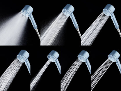 7 Bicos de Chuveiro de Alta Pressão com Filtro, Chuveiro de Mão, Economia de Água, Resistente a Quedas, Bico de Chuveiro Preto para Banheiro