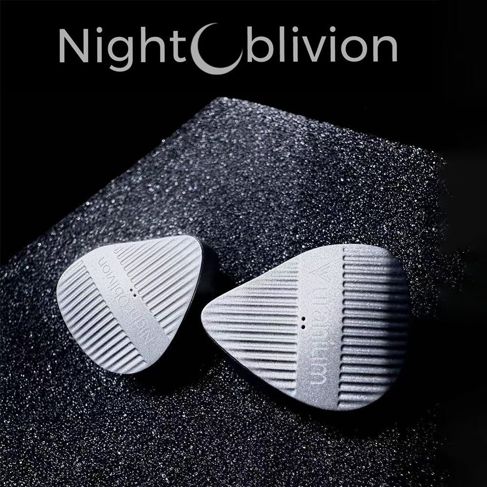 Night Oblivion Uranium 20 Balanced Armature Titanium Hi-Fi Audiophile-Grade Metal IEM In-ear Earphone with Switches
