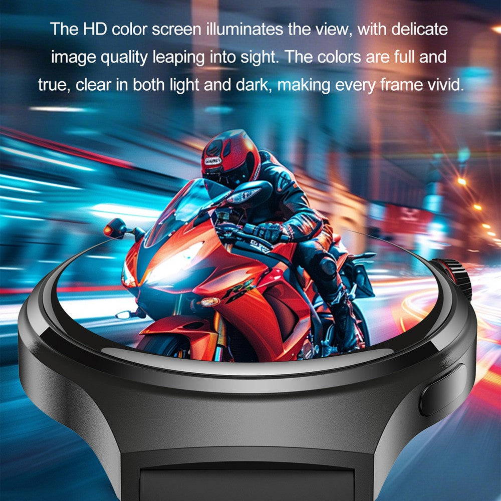2025 New Watch 4 GT Series Smart Watch Men AMOLED Screen Heart Rate Health Monitoring Bluetooth Call Business Smartwatch Man