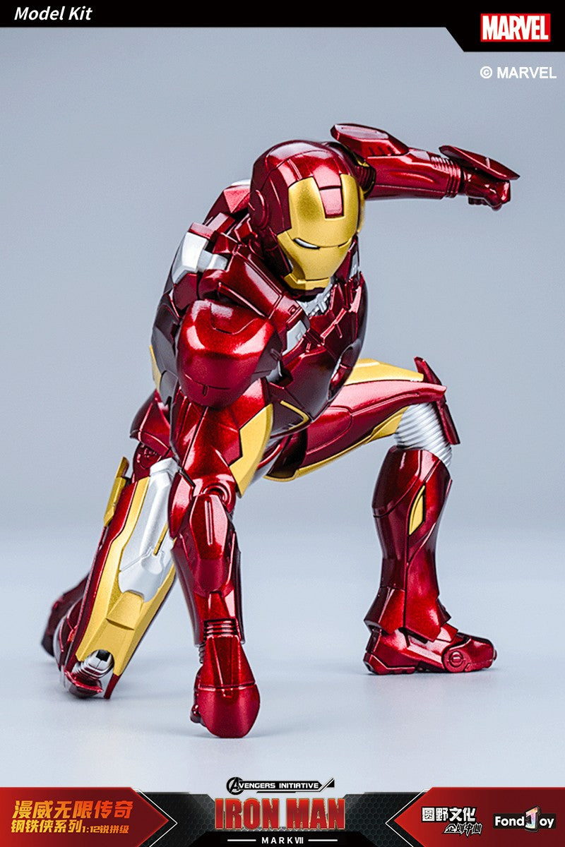 Fondjoy The Avengers Iron Man MK6 Joints Moveable Action Figures Toy 15cm ABS Material Model Toy Boy Birthday Gifts Hoilday Gift