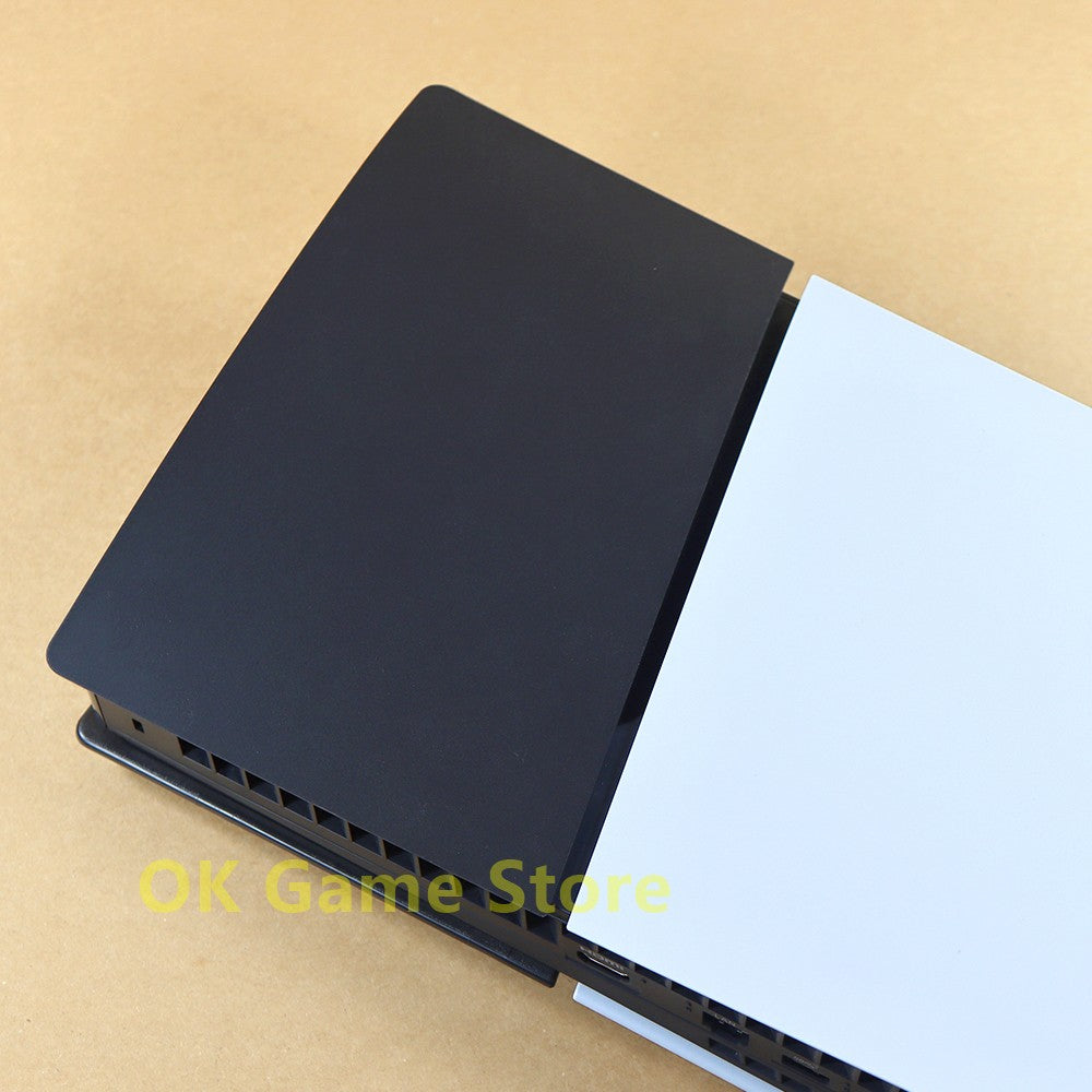 1Set For PS5 Slim Optical Drive Host Upper Front Cover Housing Shell AC Side Replacement Case 2 in 1 Set