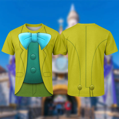 Alice In Wonderland Costume T-shirt Hearts White Rabbit Cheshire Cat Cosplay Shirt for Men Women 3D Printed Disney Halloween Tee