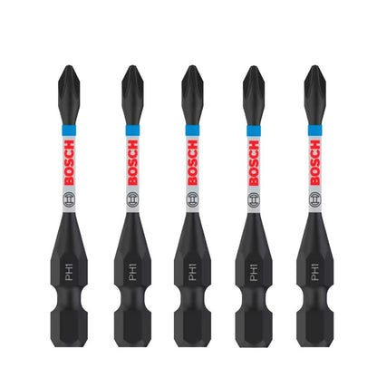 BOSCH Original PH/PZ 55MM Set Impact Type Bit S2 HSS Wear Resistance Carpentry Bit Screwdriver Power Tool Accessories