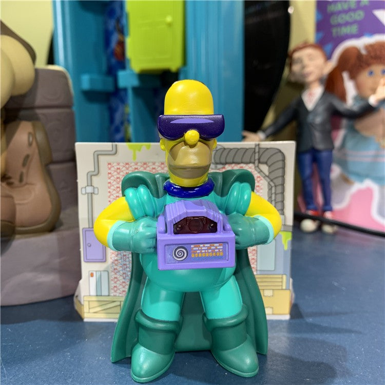 Desenho animado Os Simpsons Homer J Marge Bart Lisa Maggie Krusty o Palhaço Boneco de Ação Decoração de Mesa Brinquedo Colecionável Presente Infantil
