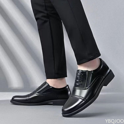 Large Size Fashionable Men's Daily Comfortable Business Office Formal Shoes Low Cut Round Toe Multifunctional Men's Wedding Shoe