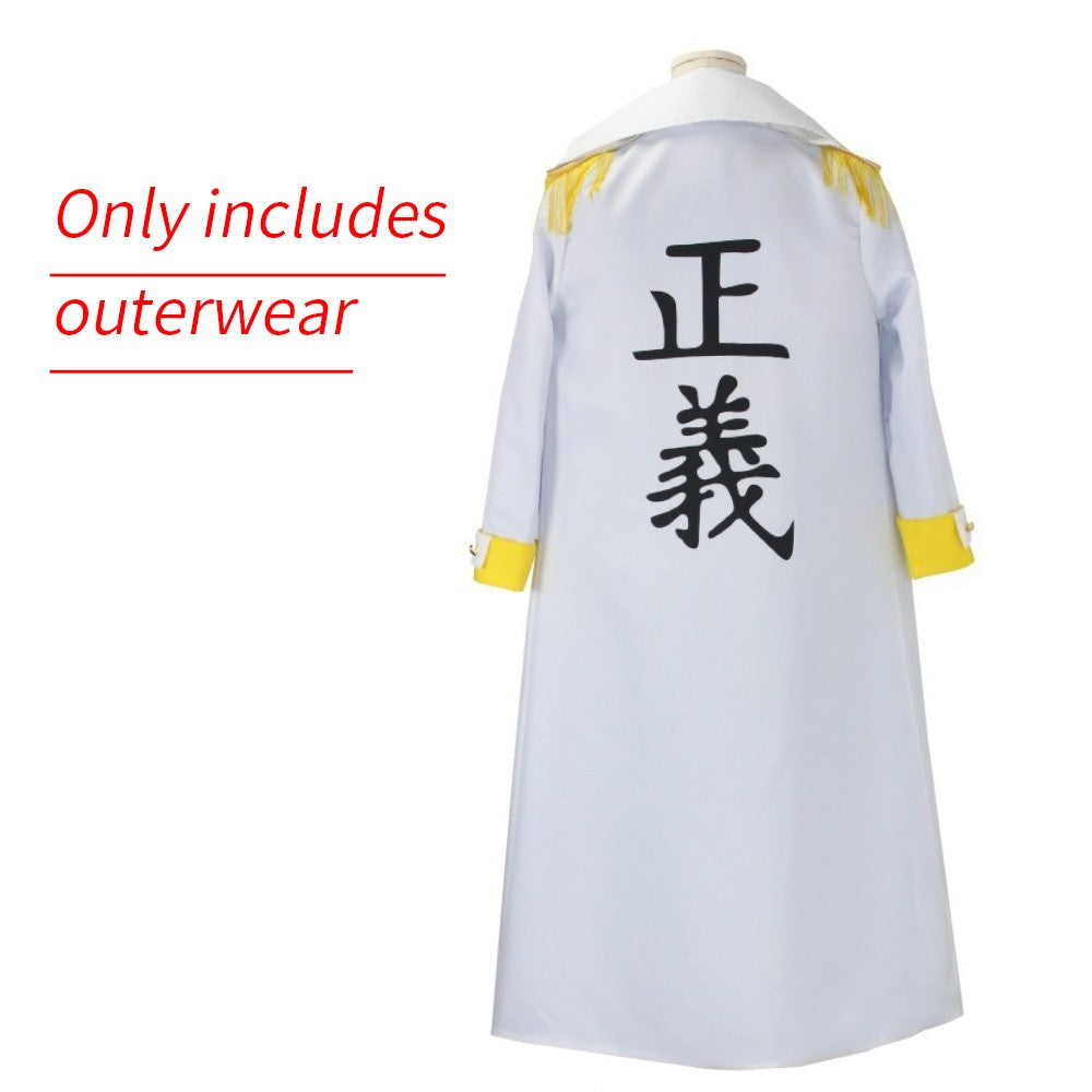 Anime Borsalino Cosplay Costume Admiral Kizaru Cloak And Uniform Suit Halloween Navy General Performance Costumes
