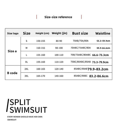 Sporty Two-Piece Swimsuit Short Sleeve plus Size Concealing Conservative Flat Footwear for Hot Springs Swimming Costume