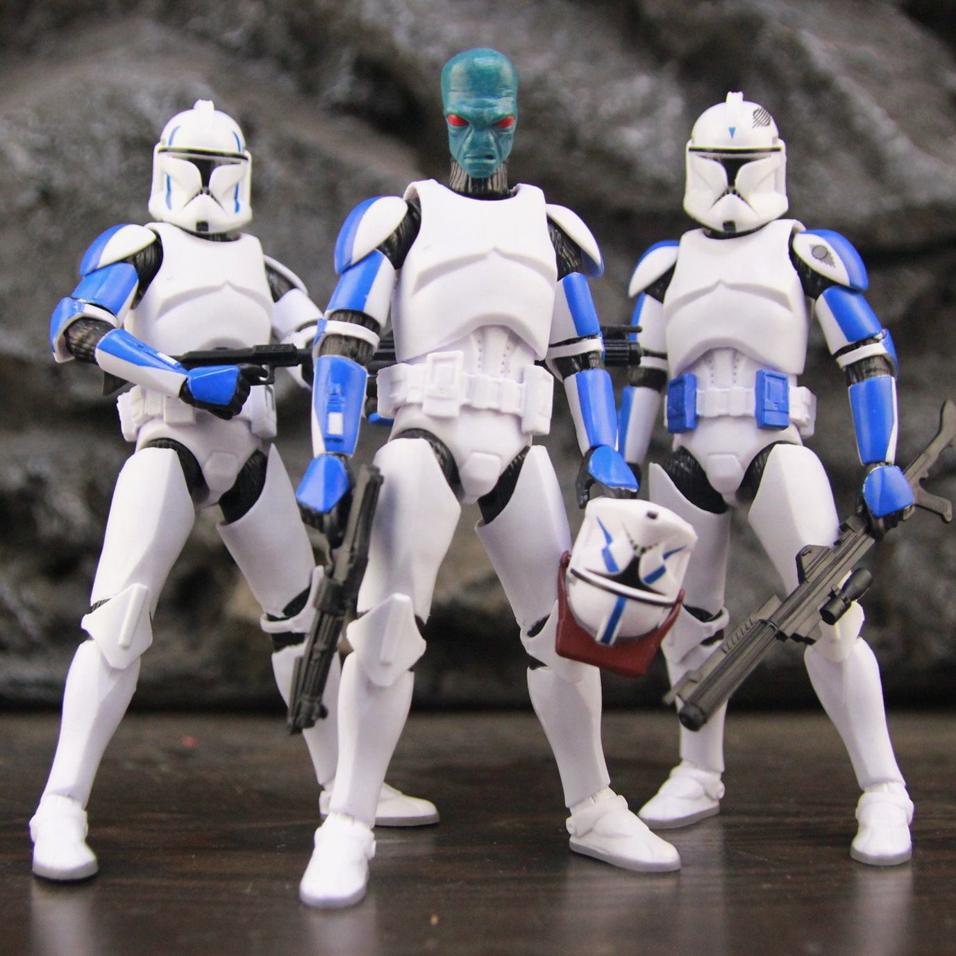 Star Wars 501st Legion ARF ARC Trooper Jesse Hardcase Commander Bane Denal Tup Dogma Boneco de Ação 6" Fase 2 Rex Team Clone Brinquedo