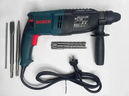 Bosch GBH2-28 D Professional Martelo Elétrico Potente Martelo Perfurador Elétrico, Martelo, Talhadeira e Punho Ajustável