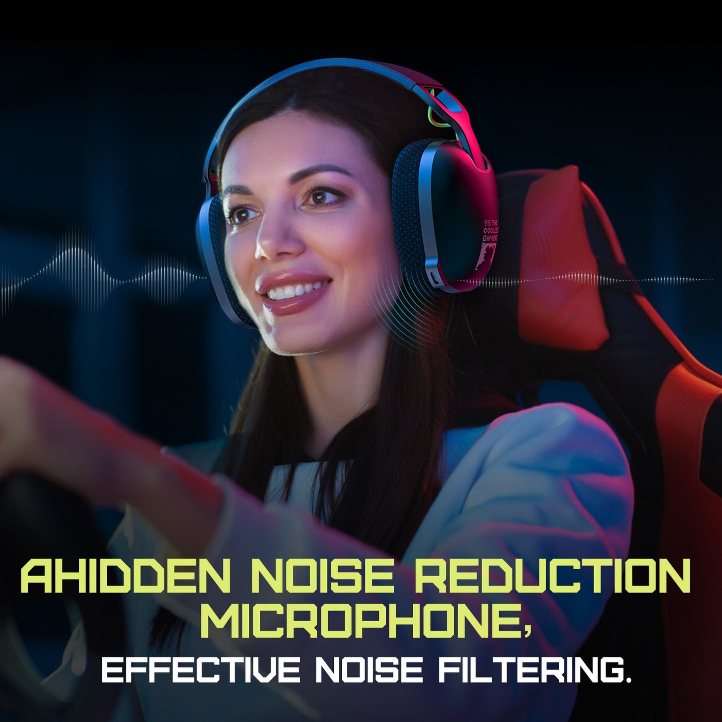 2025 New Onikuma  B2 Wireless Gaming Headset For PS5 PS4 PC 2.4GHz USB Game Headphones With Mic Ergonomic Design 5.3 Headphone