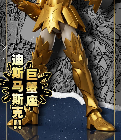 BLOKEES Original Saint Seiya CAPRICORN SHURA DRAGON SHIRYU CÂNCER MÁSCARA DA MORTE CAMPEÃO CLASSE Boneco de Ação Modelo de Anime Brinquedo Presente