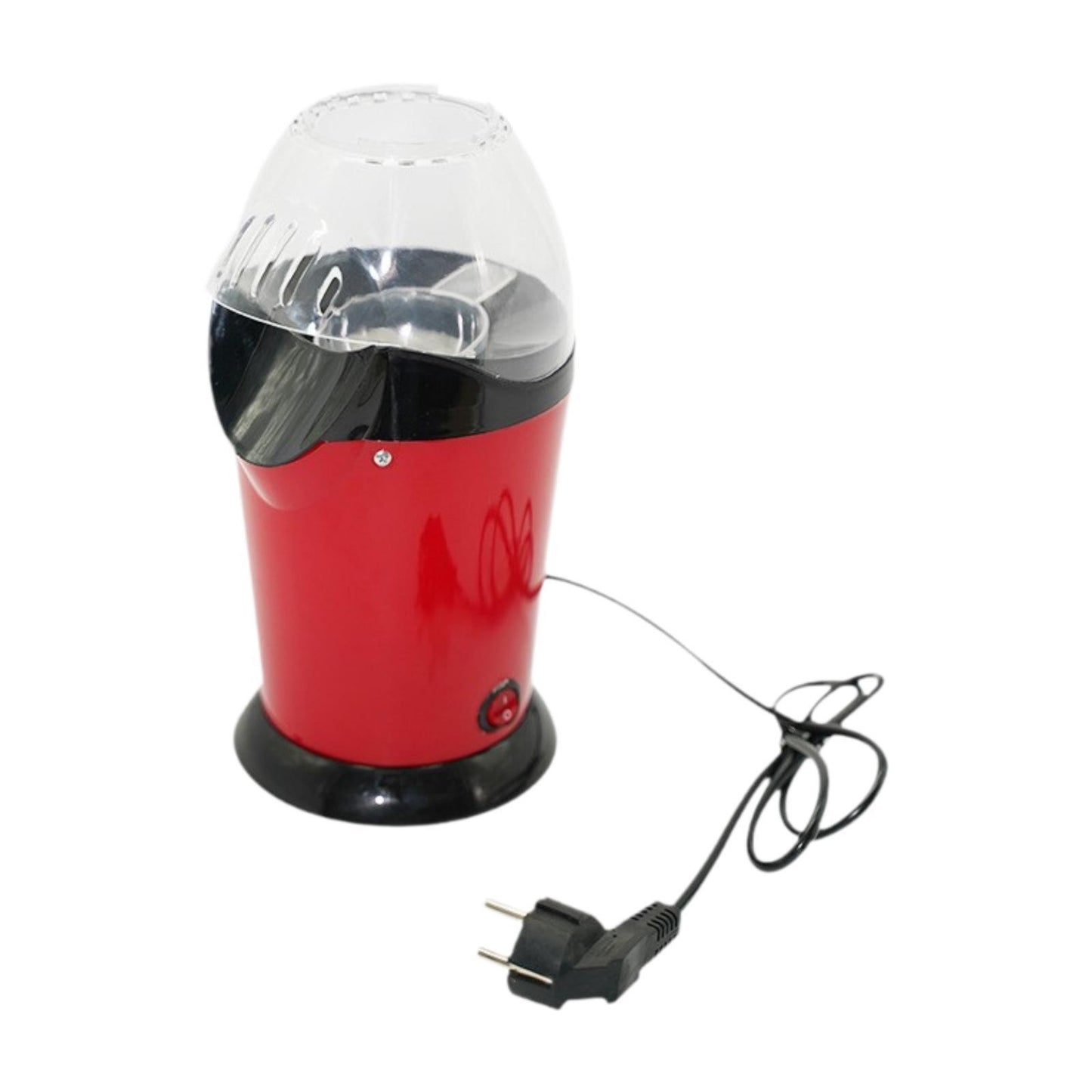 Máquina de Pipoca de Ar Quente Fácil de Limpar Aquecimento Rápido com Aberturas de Ventilação Compacta 1100W Panela Antiaderente para Festas em Casa
