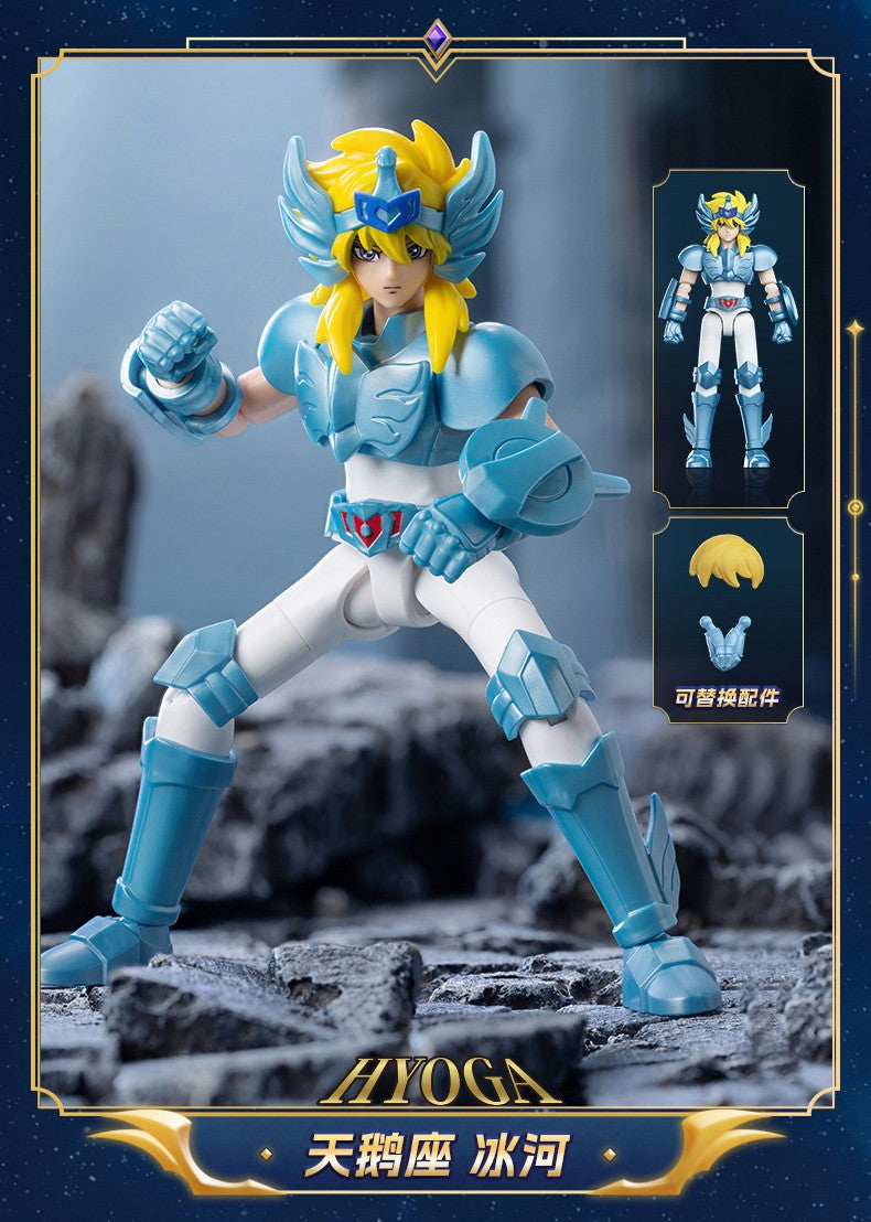 Blokees Gold Saint Action Figure Versão Galáxia 02 Libra Dohko Sagitário Saint Seiya Brinquedos de Montar Presente de Aniversário Infantil