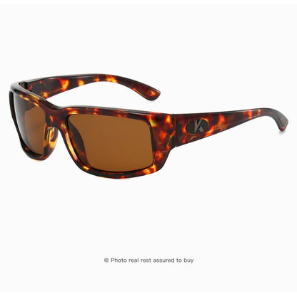 Óculos de Sol Polarizados KAROS Masculinos Leves para Esportes ao Ar Livre Dirigir Óculos de Sol Masculinos Lente em PC Armação UV400