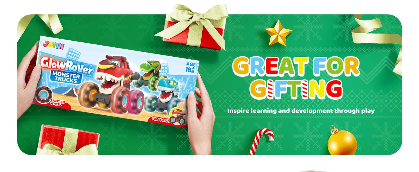 Ativação Esportiva de Brinquedo de Caminhão Monstro Carro Luminoso de Pedal de Monstro Brinquedo de Pressionar Carro Presente de Natal