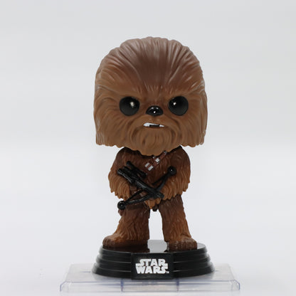 Funko Pop Original Star Wars Chewbacca #596 Boneco de Ação Figura de Vinil Modelo de Brinquedo Presente Boneca Colecionável Decoração