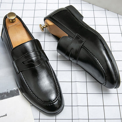 Men's Dress Shoes Classic Social Leather Shoes Men Large Size 78 Casual Business Leather Shoes Man Formal Leather Loafer For Men