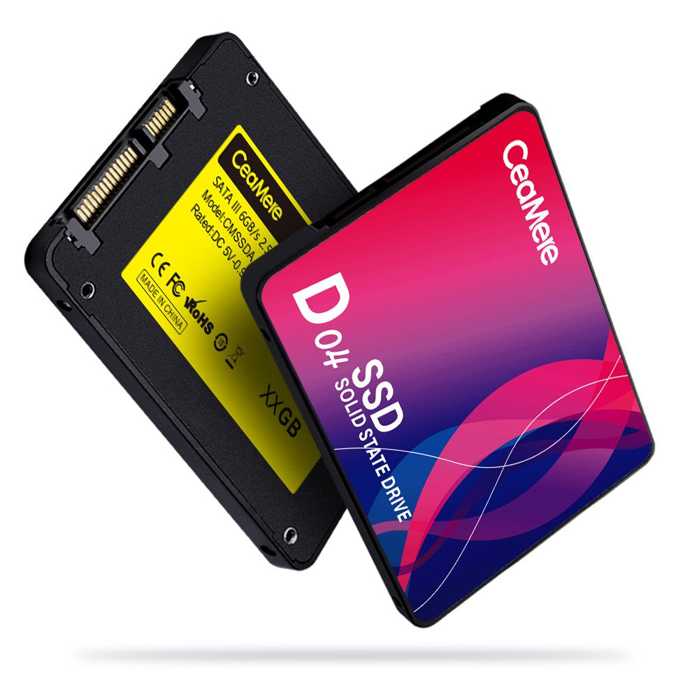 CeaMere 10 PEÇAS SSD480GB 512GB 2.5 1TB 120GB 240GB 256GB Disco Rígido de Estado Sólido para Computador Interno Grátis