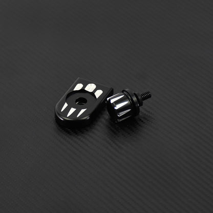 Universal Motorcycle Rear Fender Seat Bolt Screw Nut Tab Kit Mount Knob Cover For Harley Dyna Sportster XL Touring FLHR Softail