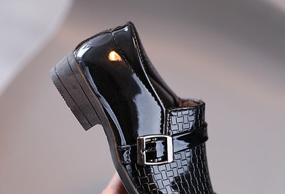 Oxford School Shoes Kids Patent Leather Shoes Girls Boys Toddler Shoes Children Fashion Dress Platform Party Flats Spring Autumn