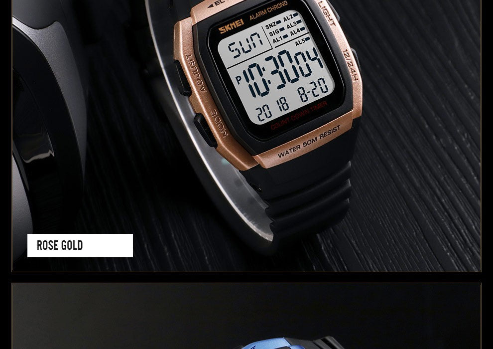 SKMEI Men Wristwatch Casual Outdoor Male Clock Luminous montre homme Digital Dual Time Sport Mens Watches 1251 2100 1278