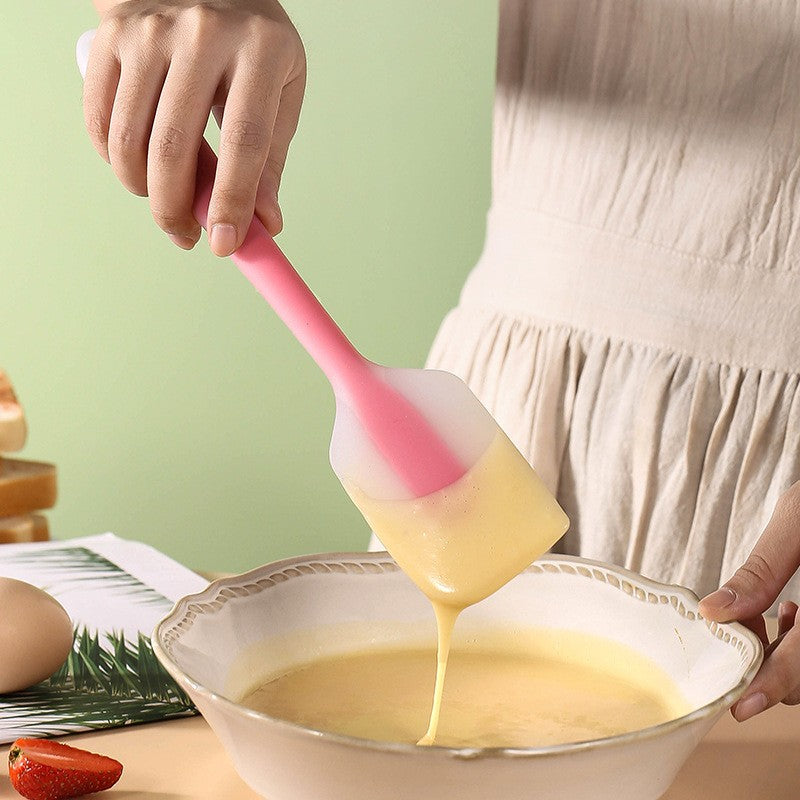 Espátula de Silicone Creme Manteiga Cozinha Cozimento Espátula Utensílios Resistentes ao Calor Raspador Decorador Ferramentas Translúcidas para Cozinha e Confeitaria