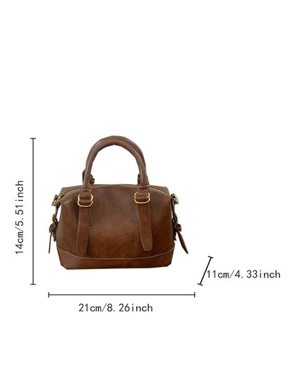 2025 new retro crossbody bag, shoulder bag, pillow bag, bowling bag, fashionable casual business daily commuting women's bag
