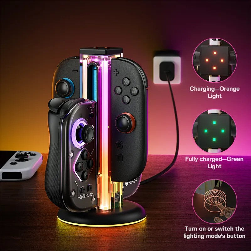 NYXI Hyperion 3 Wireless JoyPad for Switch 2 + Carrying Case + 4-in-1 RGB Charger